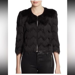 BCBG Jaxon Fringe Jacket